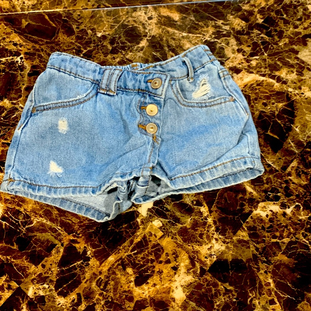 A pair of jeans, shorts, blue size 5T